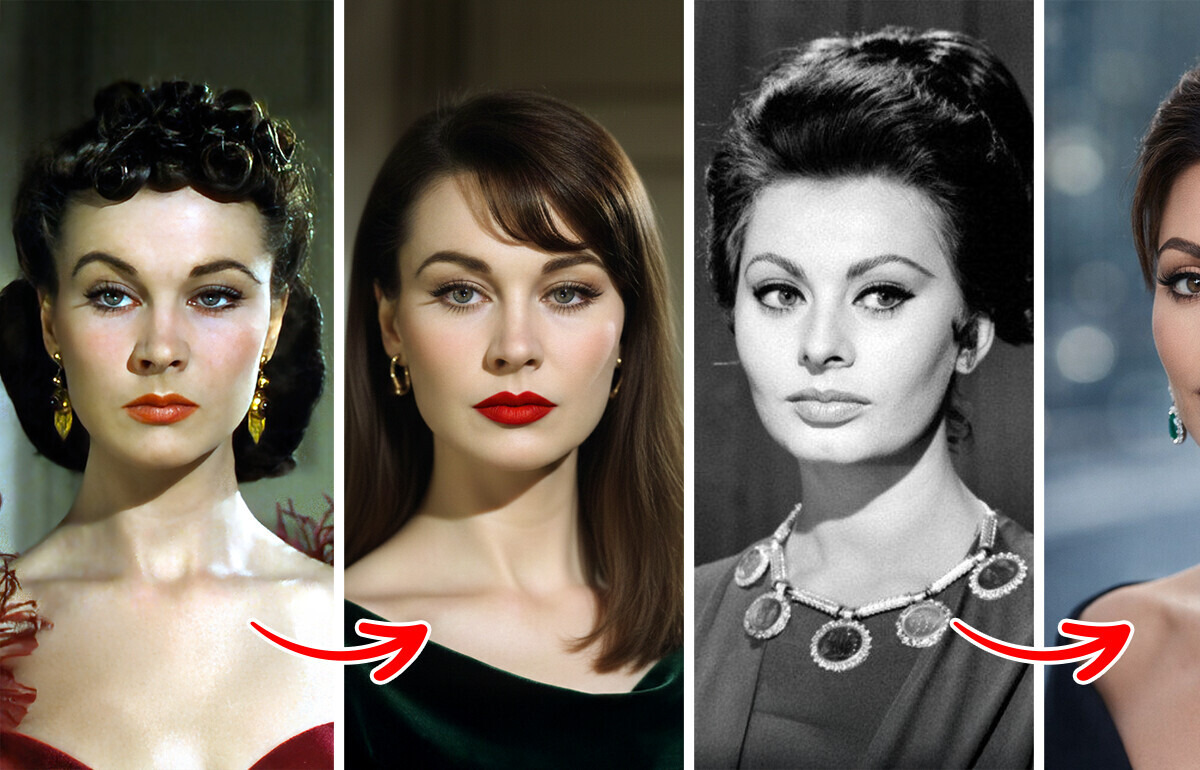 We Modernized 18 Vintage Hollywood Icons — You Won’t Believe How Different They Look