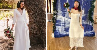 18 Creative Brides Who Walked Down the Aisle in Dresses They Made Themselves