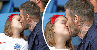David Beckham Responds to Criticism and Explains the Lovely Reason He Kisses His Daughter on the Lips