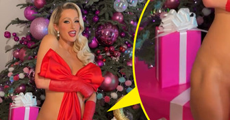 Paris Hilton Shares Sassy Christmas Photos, but One Detail Sparks Heated Controversy