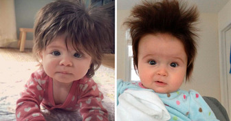 Babies With Amazingly Thick Hair Are Stealing Hearts in Internet