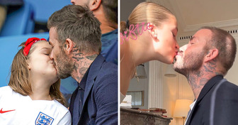 David Beckham Gently Kisses Daughter on the Lips Again, Defying People’s Controversy