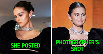We Compared Photos Stars Posted on Social Media With Those Taken by Pros on the Same Day to See What Changed